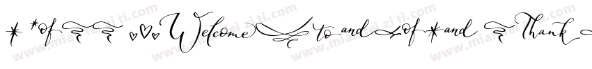Miss Katherine Script字体转换